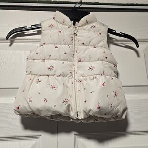 Baby Gap Floral Puffer Vest